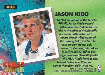 1995-96 Fleer European #435 Jason Kidd Back