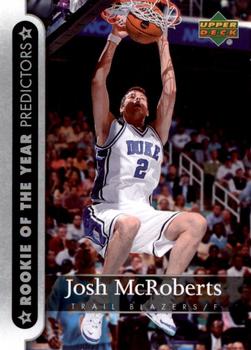 2007-08 Upper Deck - Predictors: Rookie of the Year #ROY-35 Josh McRoberts Front