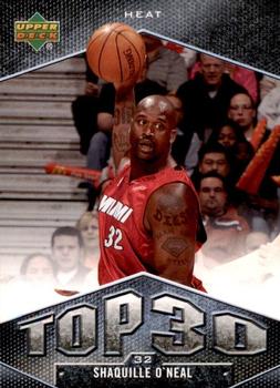 2007-08 Upper Deck - UD Top 30 #UT-26 Shaquille O'Neal Front