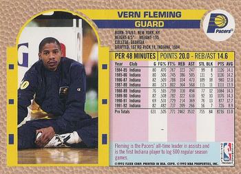 1992-93 Fleer Tony's Pizza #NNO Vern Fleming Back