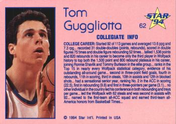 1993-94 Star #62 Tom Gugliotta Back