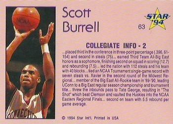 1993-94 Star #63 Scott Burrell Back