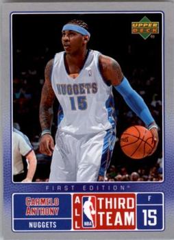 2007-08 Upper Deck First Edition - All-NBA #NBA12 Carmelo Anthony Front