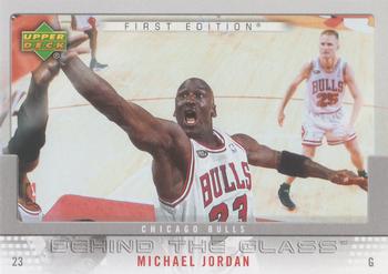 2007-08 Upper Deck First Edition - Behind the Glass #BG-MJ Michael Jordan Front