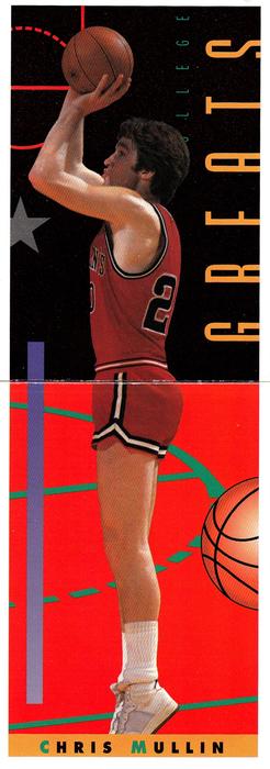 1993 Kellogg's College Greats Postercards #NNO Chris Mullin Front