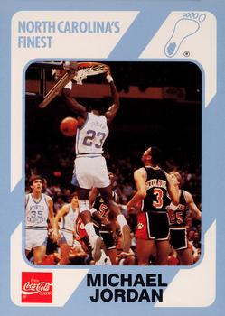 1989 Collegiate Collection North Carolina's Finest #15 Michael Jordan Front