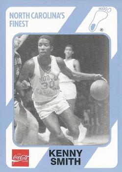 1989 Collegiate Collection North Carolina's Finest #107 Kenny Smith Front