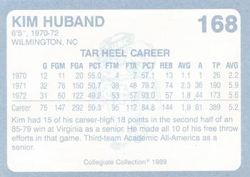 1989 Collegiate Collection North Carolina's Finest #168 Kim Huband Back