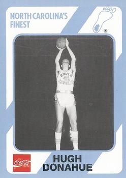 1989 Collegiate Collection North Carolina's Finest #176 Hugh Donahue Front