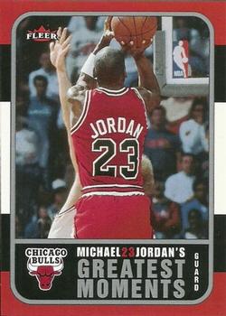 2006-07 Fleer - Jordan's Greatest Moments #MJ-6 Michael Jordan Front