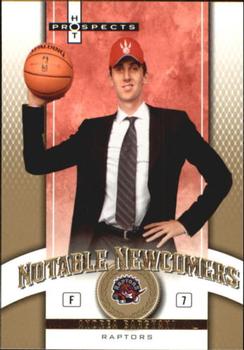 2006-07 Fleer Hot Prospects - Notable Newcomers #NN-AB Andrea Bargnani Front