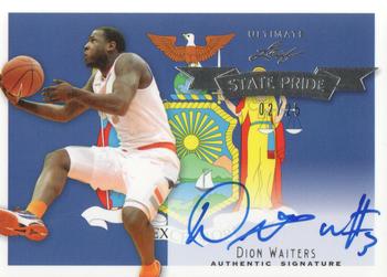 2012 Leaf Ultimate Draft - State Pride Silver #SP-DW2 Dion Waiters Front
