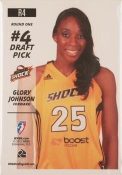 2012 Rittenhouse WNBA - Rookies #R4 Glory Johnson Back