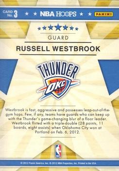 2012-13 Hoops - Rising Stars #3 Russell Westbrook Back