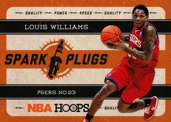 2012-13 Hoops - Spark Plugs #12 Lou Williams Front