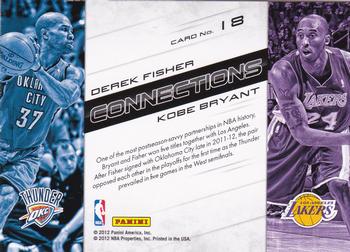 2012-13 Panini Prestige - Connections #18 Derek Fisher / Kobe Bryant Back