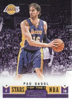 2012-13 Panini Prestige - Stars of the NBA #2 Pau Gasol Front