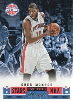 2012-13 Panini Prestige - Stars of the NBA #3 Greg Monroe Front