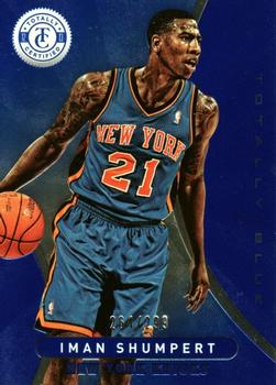 2012-13 Panini Totally Certified - Totally Blue #18 Iman Shumpert Front
