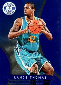 2012-13 Panini Totally Certified - Totally Blue #244 Lance Thomas Front