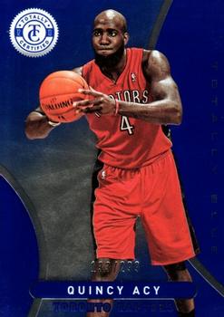 2012-13 Panini Totally Certified - Totally Blue #295 Quincy Acy Front