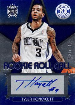 2012-13 Panini Totally Certified - Rookie Roll Call Autographs Blue #82 Tyler Honeycutt Front