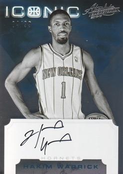 2012-13 Panini Absolute - Iconic Autographs #41 Hakim Warrick Front