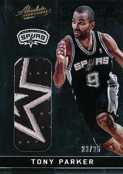 2012-13 Panini Absolute - Patches #1 Tony Parker Front
