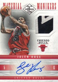 2012-13 Panini Limited - Monikers Materials Prime #12 Jalen Rose Front