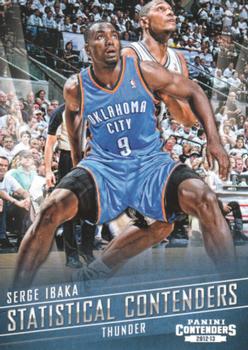 2012-13 Panini Contenders - Statistical Contenders #21 Serge Ibaka Front