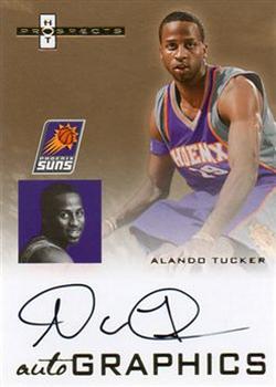 2007-08 Fleer Hot Prospects - Autographics #AU-AT Alando Tucker Front