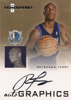 2007-08 Fleer Hot Prospects - Autographics #AU-RT Reyshawn Terry Front