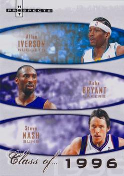2007-08 Fleer Hot Prospects - Class of... #1996 Allen Iverson / Kobe Bryant / Steve Nash Front