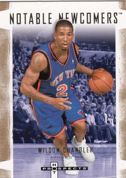 2007-08 Fleer Hot Prospects - Notable Newcomers #NN-17 Wilson Chandler Front