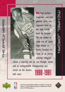 1999 Upper Deck Michael Jordan Career Collection #2 Michael Jordan Back