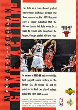 1998 Upper Deck Michael Jordan Living Legend - Game Action Red #G8 Michael Jordan Back