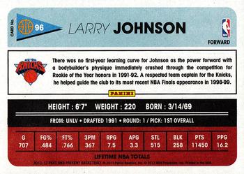 2012-13 Panini Past & Present #96 Larry Johnson Back