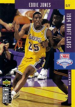 1994-95 Collector's Choice French #415 Eddie Jones Front