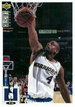 1994-95 Collector's Choice French #4 Chris Webber Front