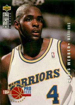 1994-95 Collector's Choice French #200 Chris Webber Front