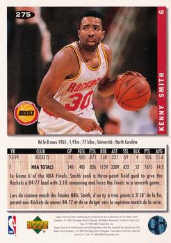 1994-95 Collector's Choice French #275 Kenny Smith Back