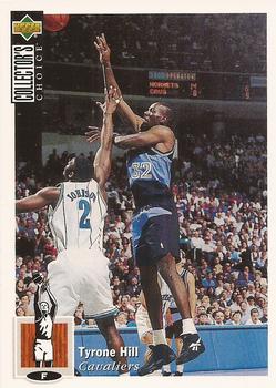 1994-95 Collector's Choice French #316 Tyrone Hill Front
