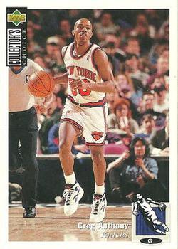 1994-95 Collector's Choice Italian #91 Greg Anthony Front