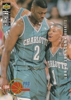 1994-95 Collector's Choice Italian #206 Larry Johnson Front
