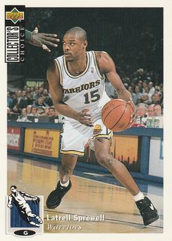 1994-95 Collector's Choice Spanish #15 Latrell Sprewell Front