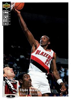 1994-95 Collector's Choice Spanish #22 Clyde Drexler Front