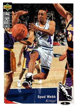1994-95 Collector's Choice Spanish #89 Spud Webb Front