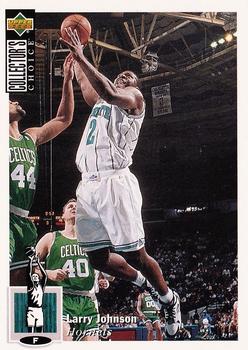 1994-95 Collector's Choice Spanish #302 Larry Johnson Front