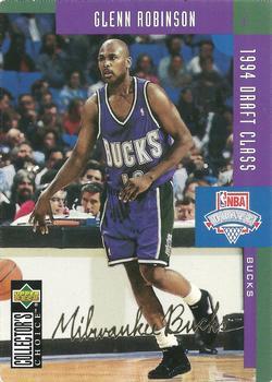 1994-95 Collector's Choice French - Gold Signature #407 Glenn Robinson Front