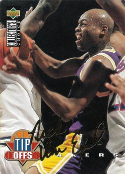 1994-95 Collector's Choice French - Gold Signature #178 Nick Van Exel Front
